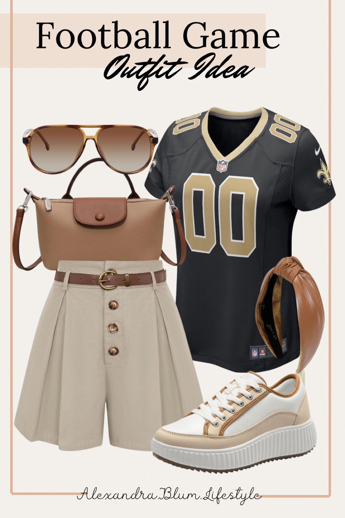 NFL football jersey game outfit idea! Football jersey outfits! Football game outfit idea! Fall outfit idea! Fall outfits! 

#LTKStyleTip #LTKFindsUnder100 #LTKItBag