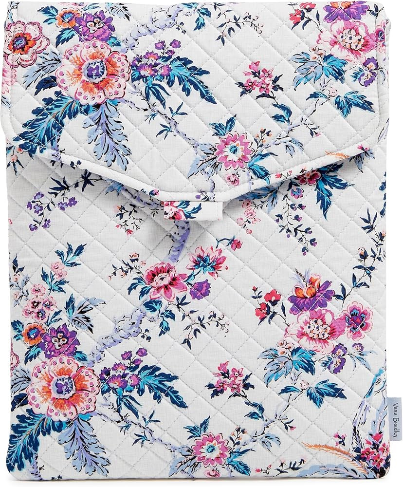 Vera Bradley Women's Cotton Envelope Tech Sleeve | Amazon (US)