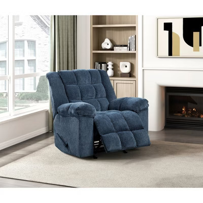 Chenille Rocking Reclining Chair with Gentle Motion and Comfortable Design | Target