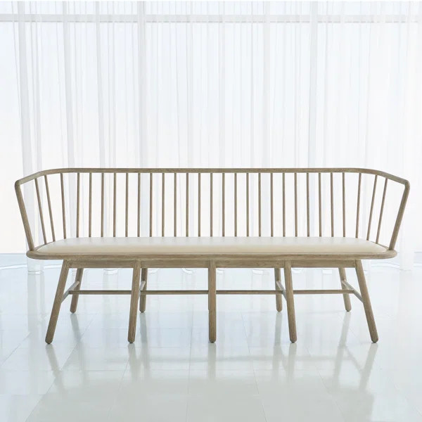 Spindle Upholstered Bench | Wayfair North America