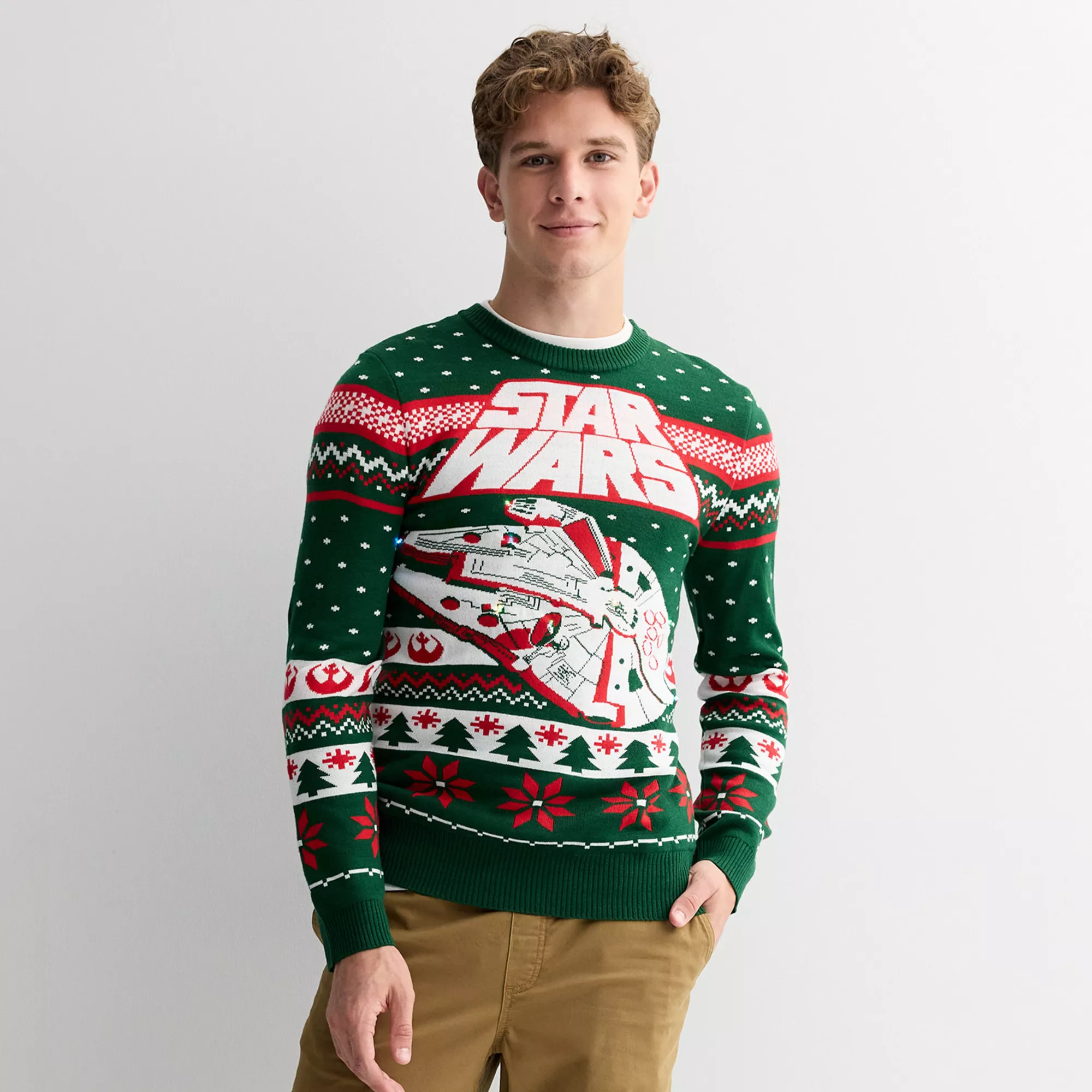 Men's Star Wars Light Up Christmas Sweater | Kohl's