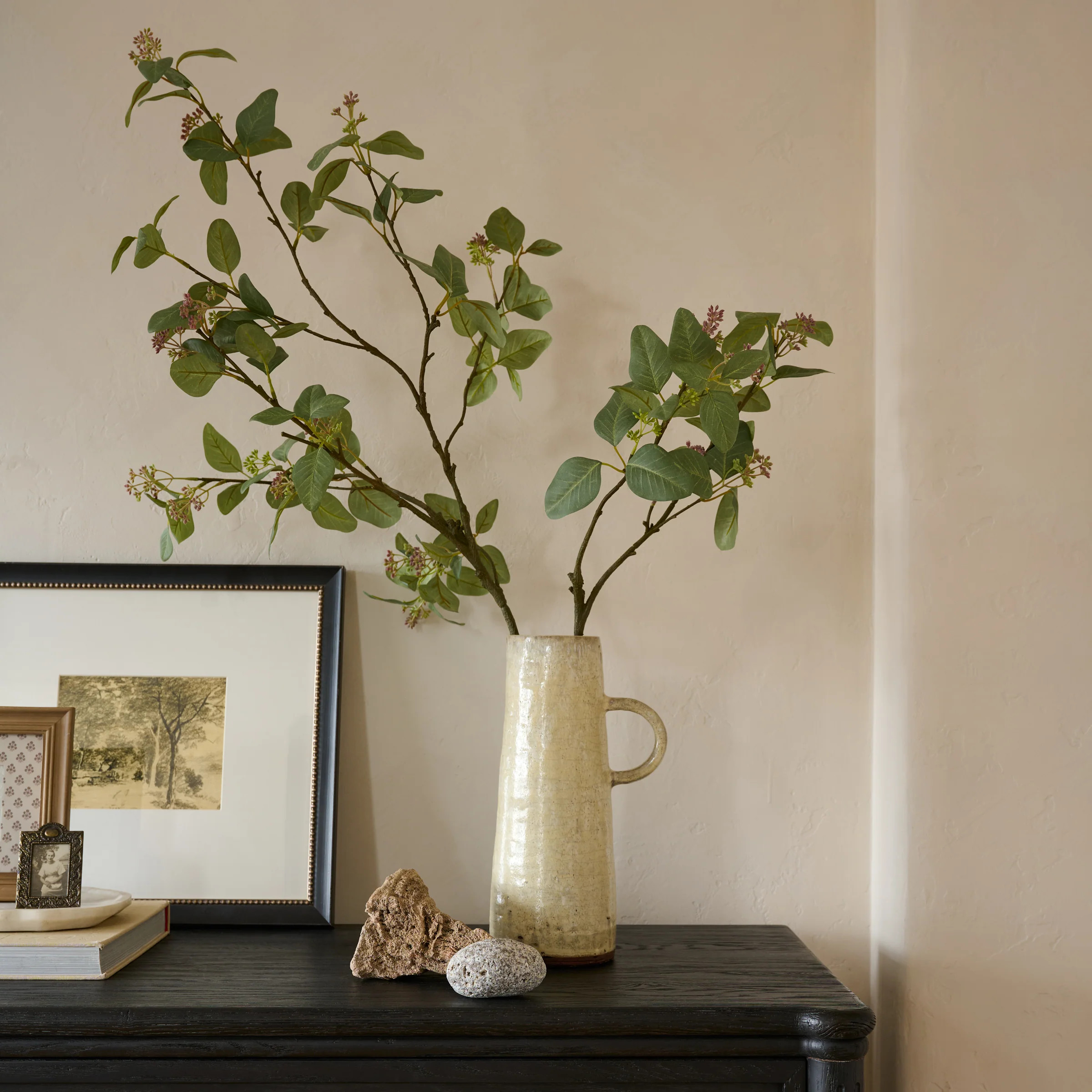 Oversized Eucalyptus Berry Branch | Magnolia