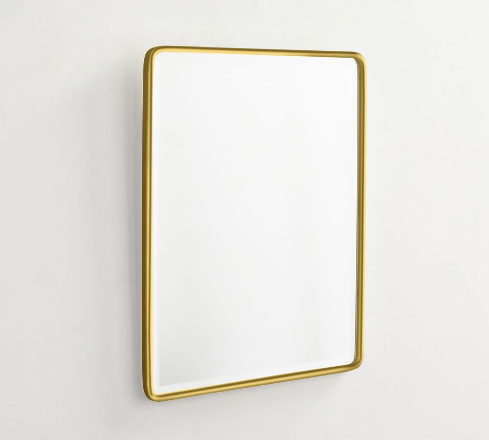 Vintage Rounded Rectangular Mirror | Pottery Barn (US)