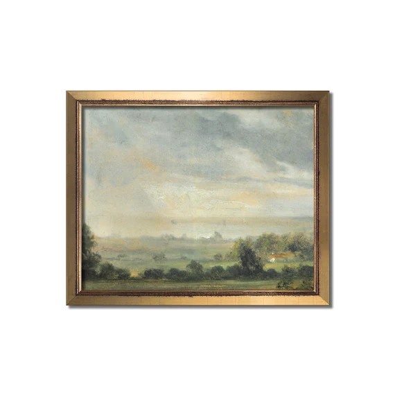Landscape wall art, Vintage art, Antique landscape painting, Landscape print, Vintage oil paintin... | Etsy (US)