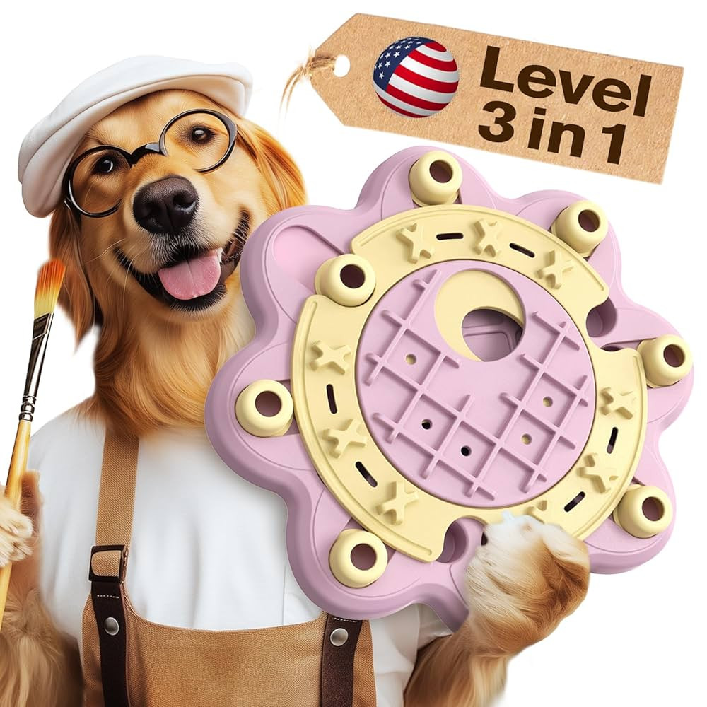 KADTC Dog Puzzle Toys Level 3 in 1 Brain Mind Treat Game Mental Stimulation Enrichment Hard Toys ... | Amazon (US)