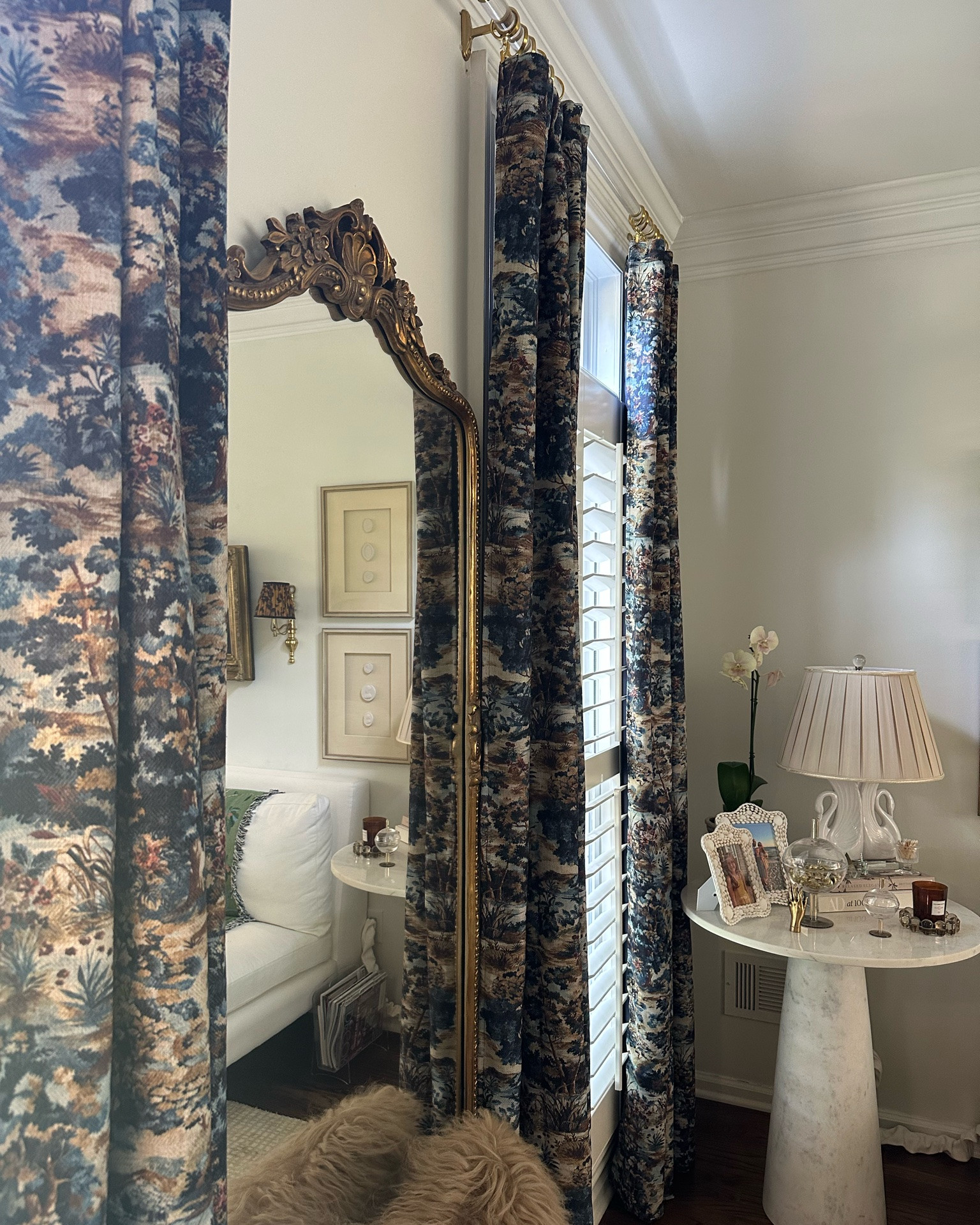 The most beautiful affordable curtains that look custom. 😎lined on the back with navy fabric

#LTKHome
