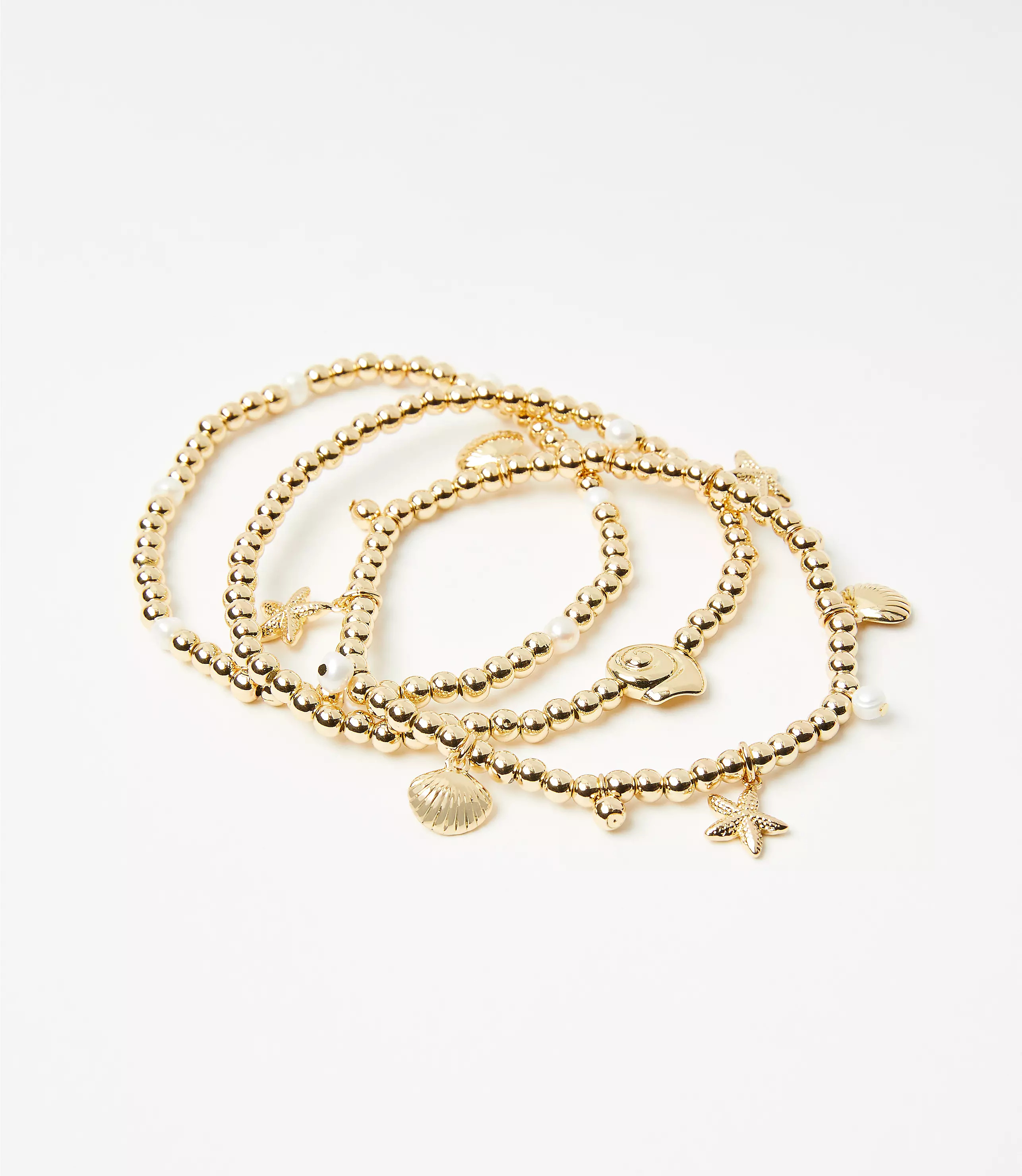 Seaside Charm Stretch Bracelet Set | LOFT
