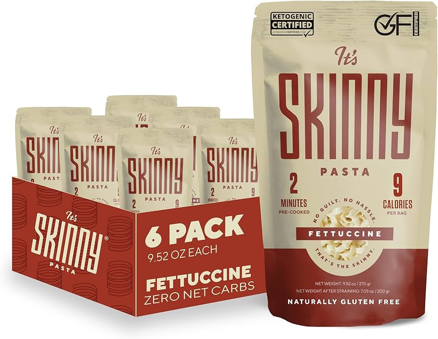 It’s Skinny Fettuccine Pasta – Low Carb Pasta, Gluten Free, Keto & Vegan-Friendly, Shirataki ... | Amazon (US)