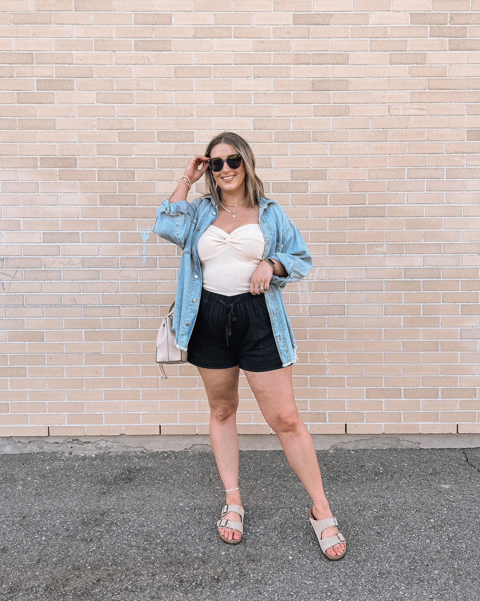 Casual midsize summer outfit - Amazon fashion tube top and shorts, denim shacket (linked similar), Birkenstock sandals

Amazon fashion finds, affordable fashion




#LTKshoecrush #LTKFind #LTKunder50