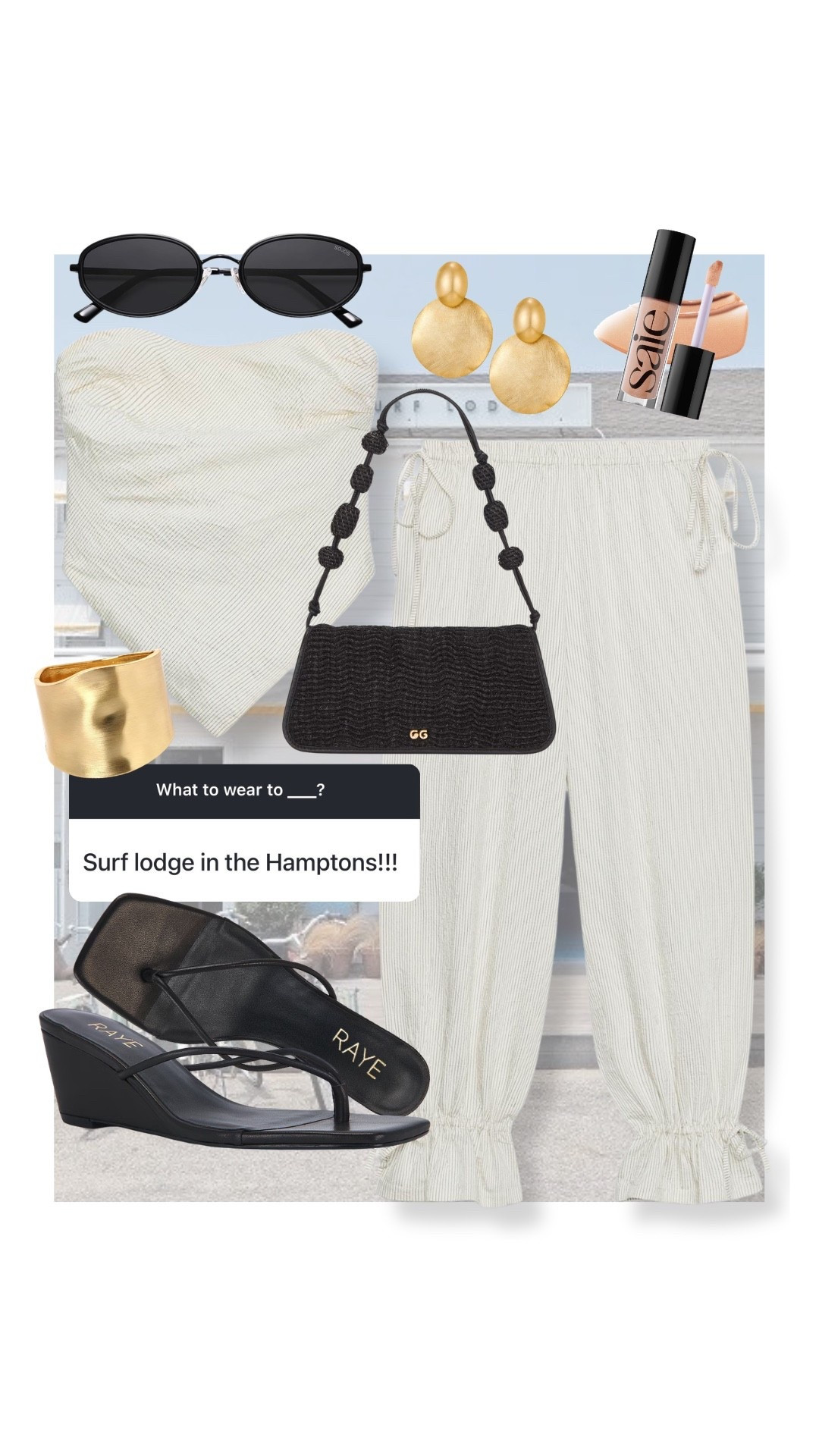 What to wear to the surf lodge in the Hamptons! #kathleenpost