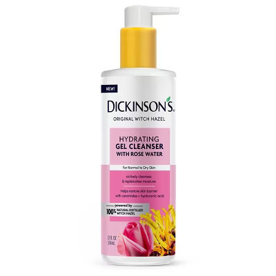 Dickinson's Original Witch Hazel Hydrating Gel Daily Cleanser with Rose Water - 12fl oz | Target