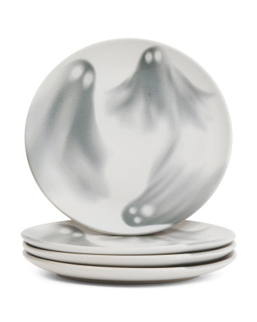 4pk 8in Boo Salad Plates | TJ Maxx