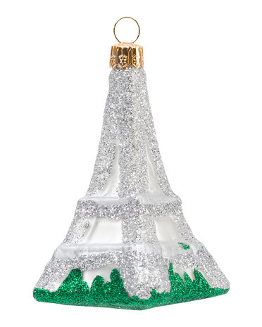 Made In Poland Handcrafted Eiffel Tower Glass Ornament | TJ Maxx