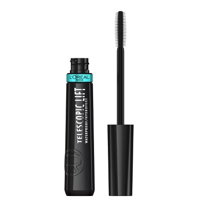 L'Oreal Paris Telescopic Lift Volumizing Mascara 36HR Wear - Waterproof Black 993 - 0.33 fl oz | Target