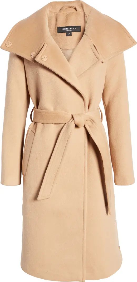 Belted Wool Blend Coat | Nordstrom