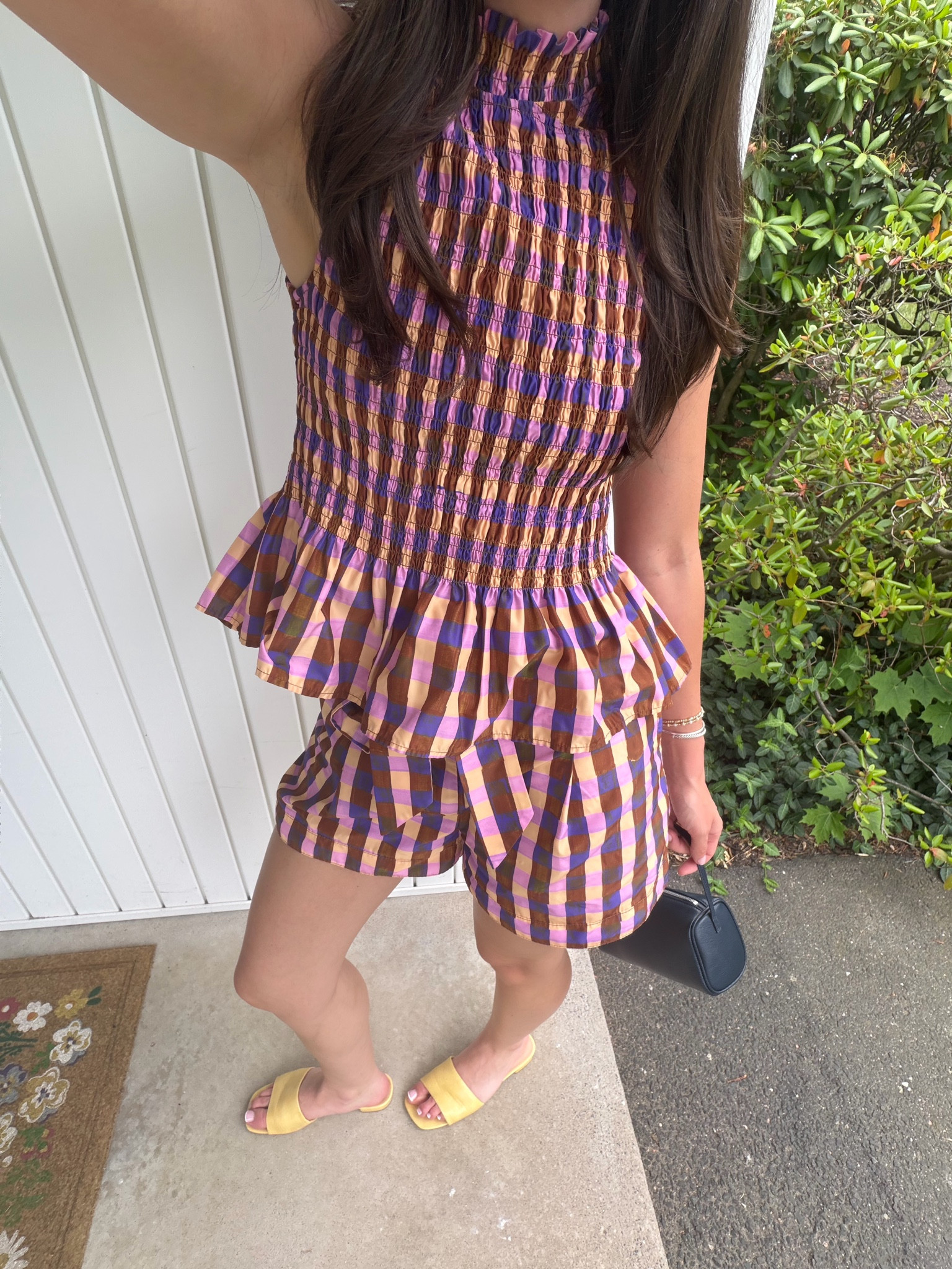 The cutest matching set for summer from Rent the Runway. Use code CLOTHESFORDINNER for 50% off you first month renting!! :)

Shoes are old Target, I've linked similar. Bag is amazon! SO GOOD. 

 #LTKgrwm #LTKootd #LTKSeasonal