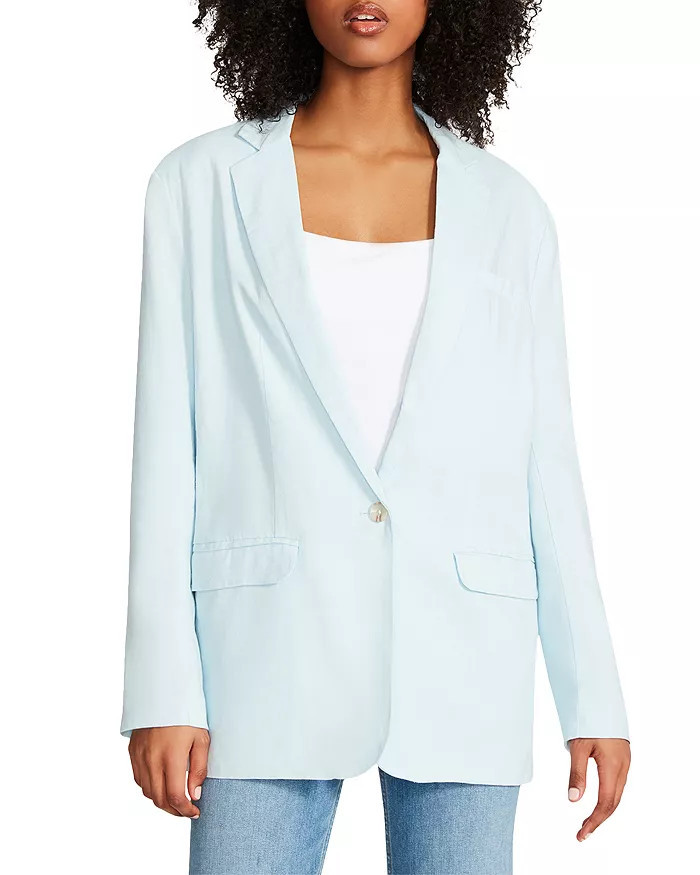 Linen On The Edge Boyfriend Blazer | Bloomingdale's (US)