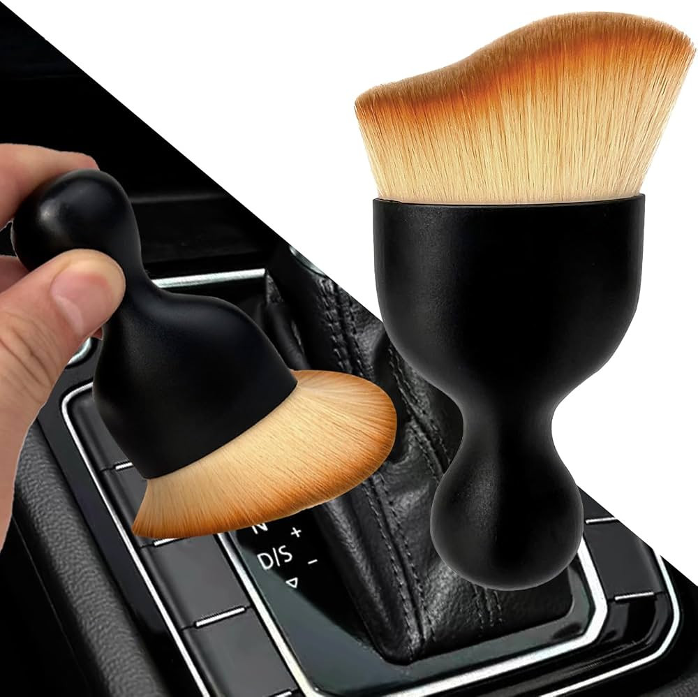 Car Interior Dust Brush, Auto Detailing Brush, Soft Bristles Car Cleaning Brushes, Tool for Air C... | Amazon (US)