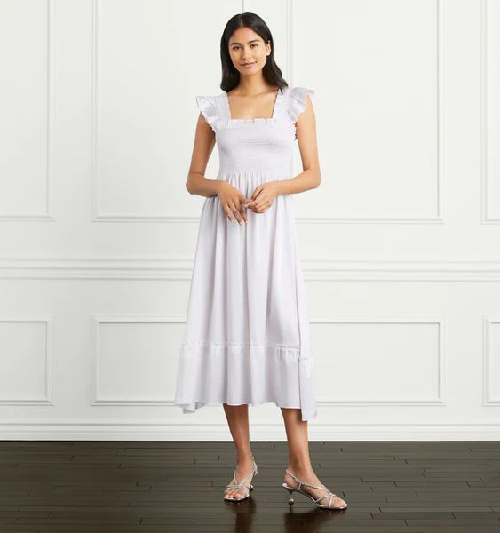 The Collector's Edition Ellie Nap Dress - White Silk | Hill House Home
