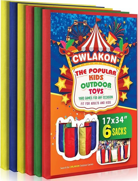 CWLAKON Paquete de 6 bolsas de patatas para niños y adultos, familia, exteriores, campo, fiesta,... | Amazon (US)