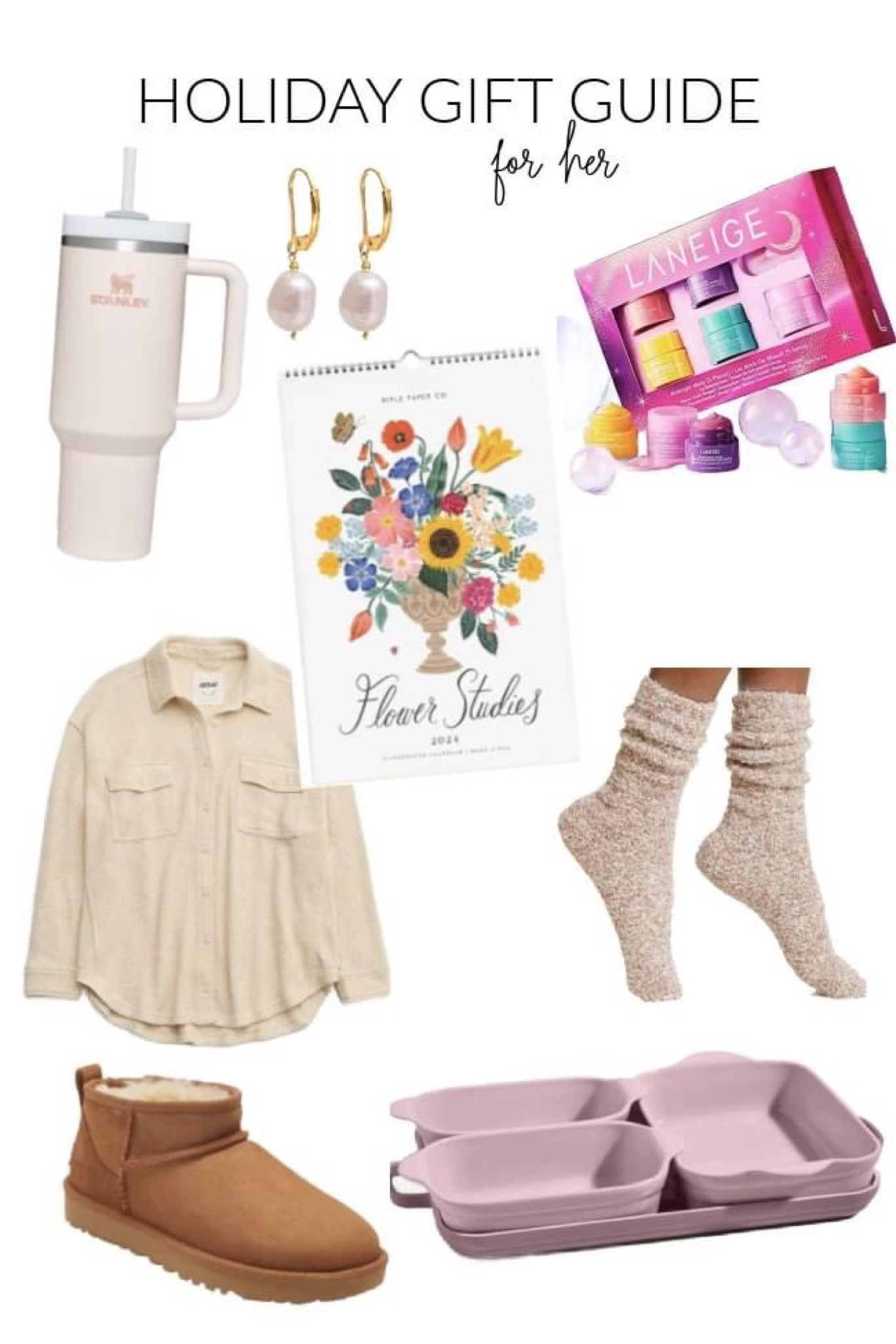 Holiday Gift Guide for Her, aka the moms/wives/sisters/friends in your life (aka aka the things that I have and love, or that are on my list, too)! Lots of price points here, so you can gift some fun socks to your girlfriend, and send a little reminder to your boo for that prana mat! ;)
#holidaygiftguide #giftguideforher 

#LTKGiftGuide #LTKHolidaySale #LTKHoliday