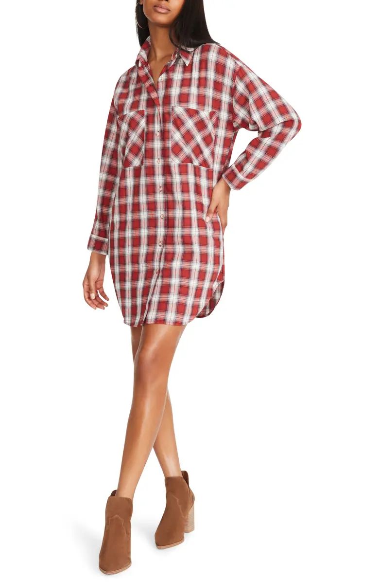 Country Doll Long Sleeve Plaid Shirtdress | Nordstrom
