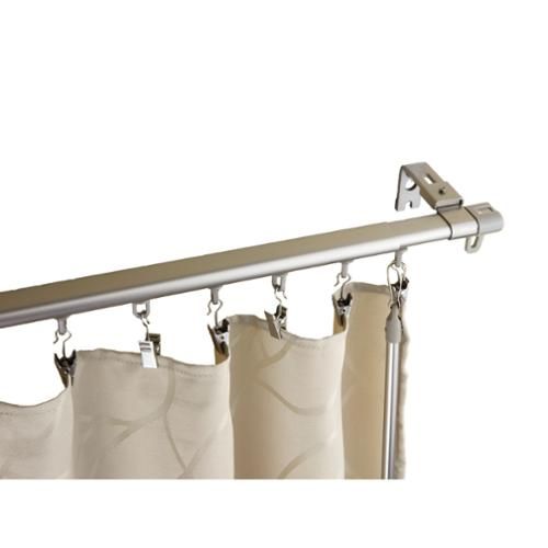 InStyleDesign  Regal Silver Adjustable Curtain Track with Sliders 66 to 120 inch - Walmart.com | Walmart (US)