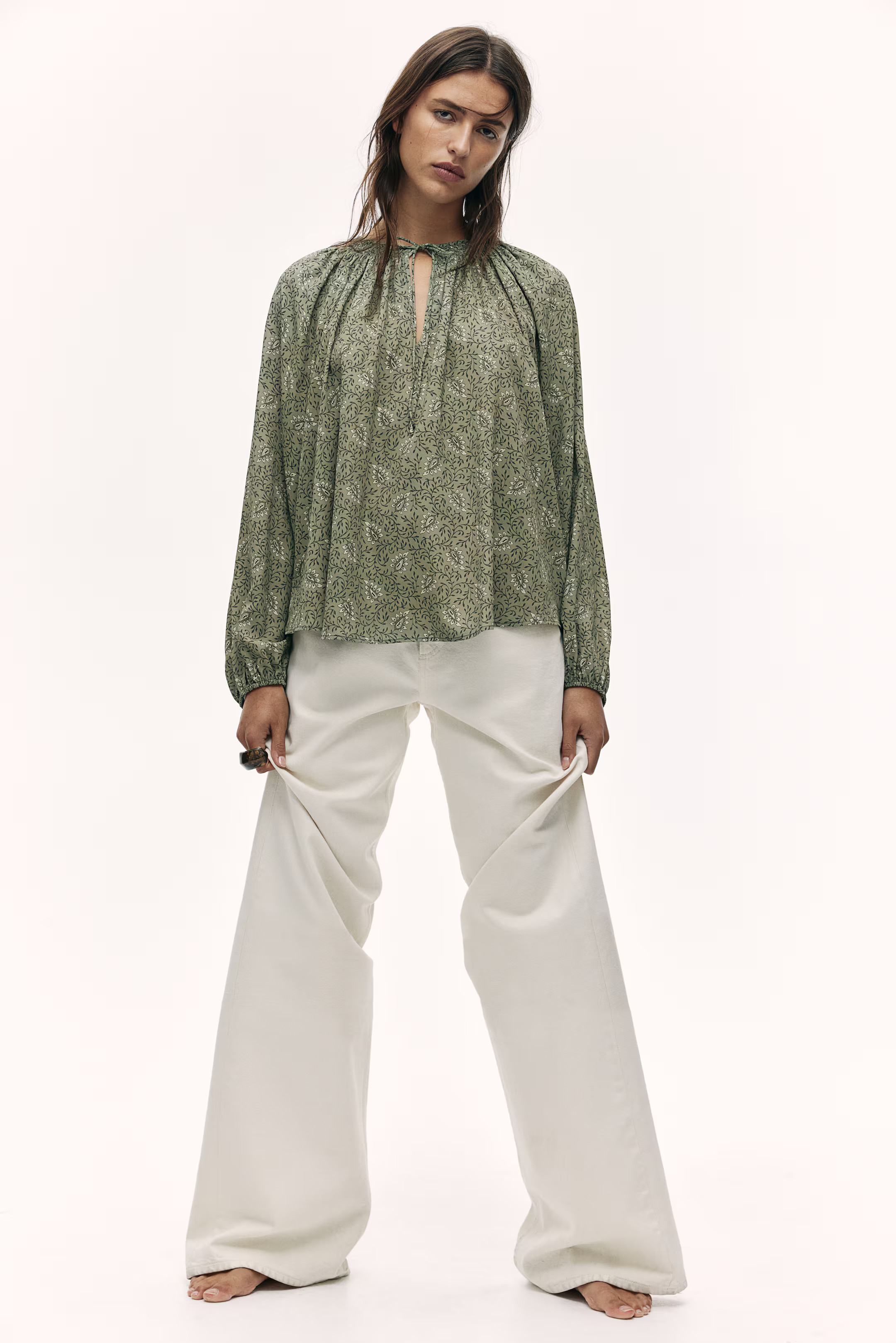 Oversized Crêpe Blouse | H&M (US + CA)