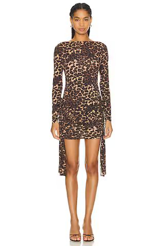 LIONESS Glory Mini Dress in Leopard from Revolve.com | Revolve Clothing (Global)