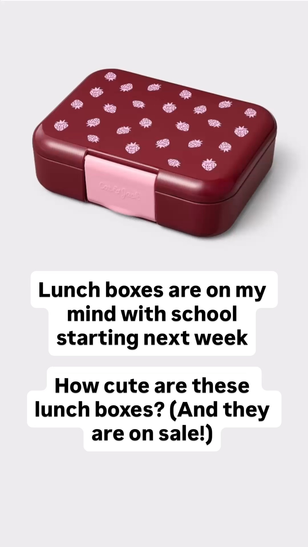 Lunch boxes have been on my mind with school starting next week and so much discussion about what to pack for lunches.

These are so cute (and on sale)!

#LTKKids #LTKSaleAlert