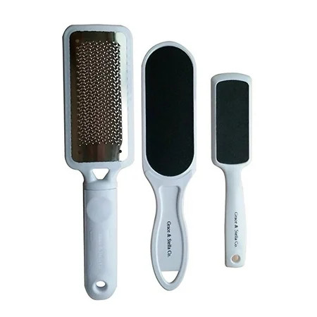 Callus Remover Foot Files for Pedicures (3 Pcs Set) - Includes 2 Double Sided Foot Files + 1 Micropl | Walmart (US)