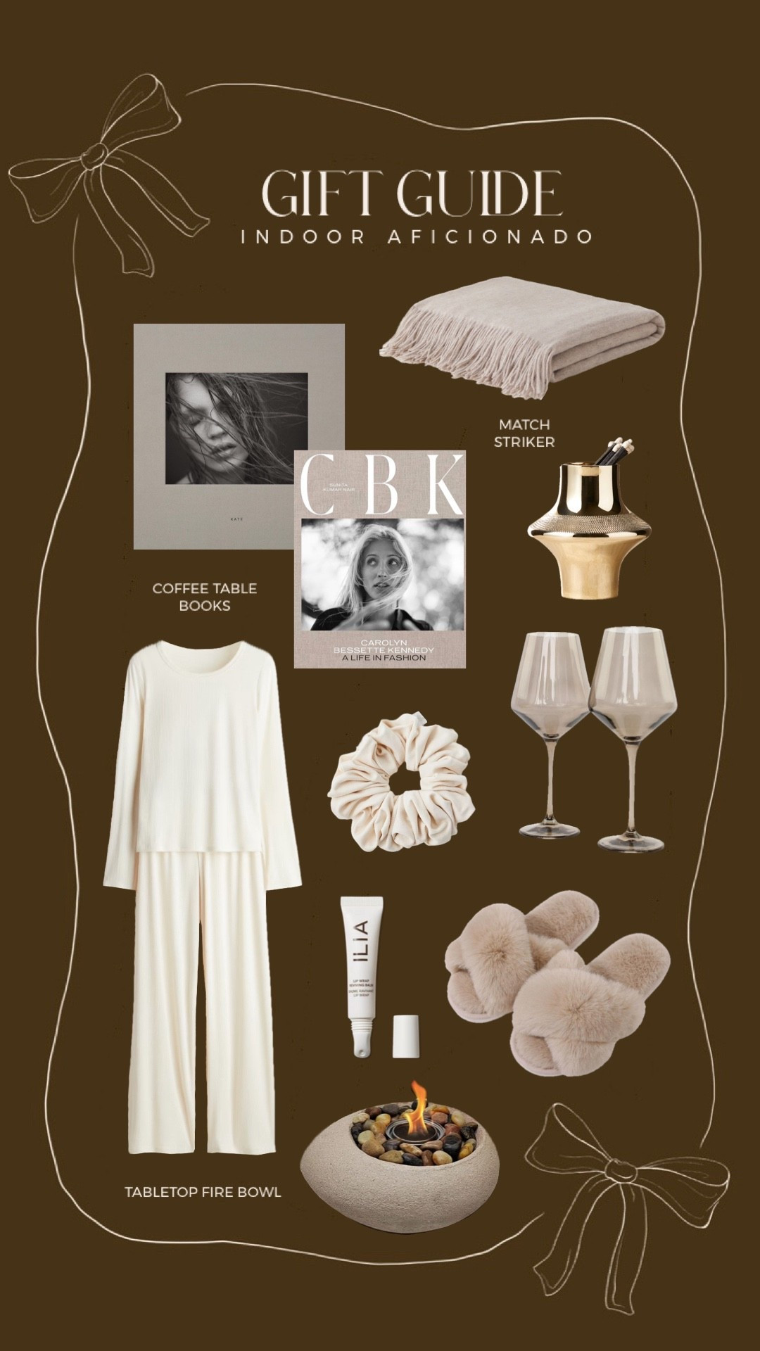 Gift Guide: Indoor Aficionado 

#christmas #home #gift #holiday #decor 

#LTKGiftGuide #LTKHoliday #LTKBeauty