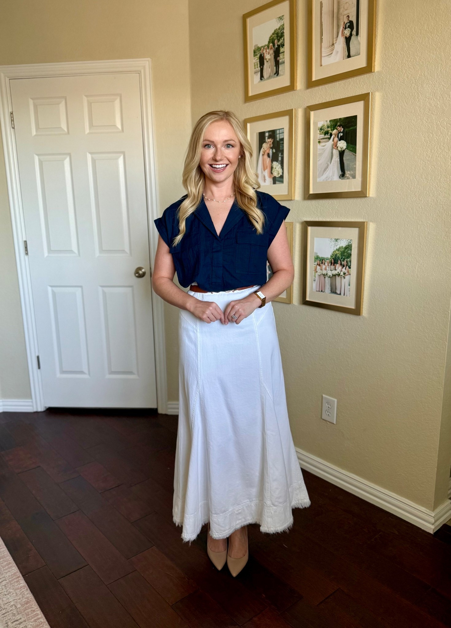 I love a good dolman sleeve top! This one is great to wear now and into the fall. Wearing an XS, but could use an XSP, it runs slightly big! Wearing a 25 in the skirt 

#LTKSeasonal #LTKStyleTip #LTKWorkwear