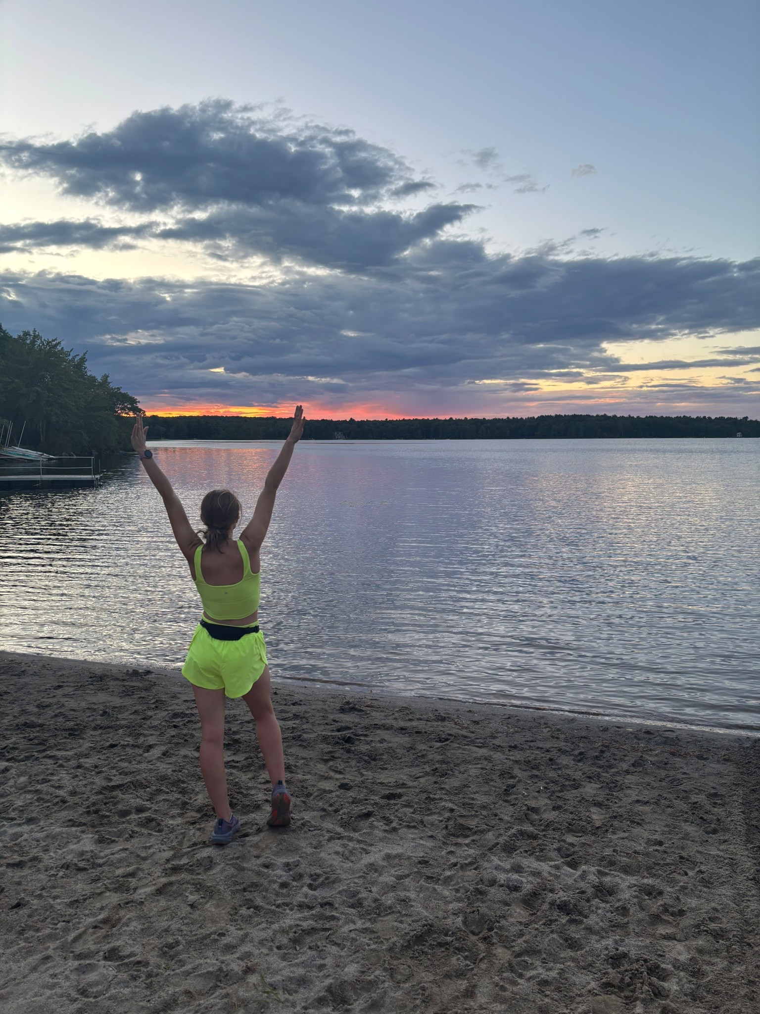 Missing summer so much and wearing my cute running matching sets!! 🏃‍♀️ 

#LTKootd #LTKActive #LTKmomlife