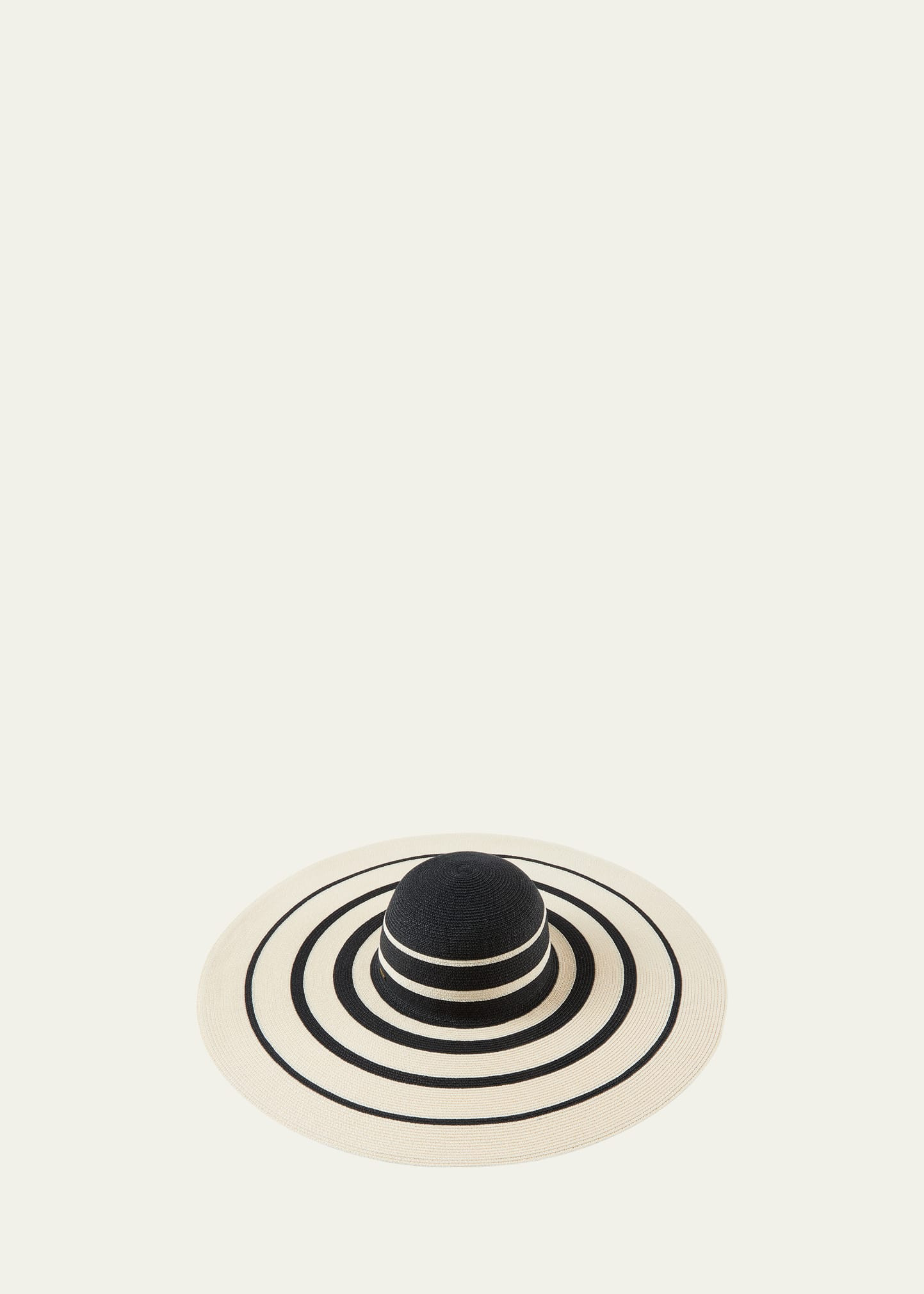 Eugenia Kim Sunny Striped Straw Large Brim Hat | Bergdorf Goodman