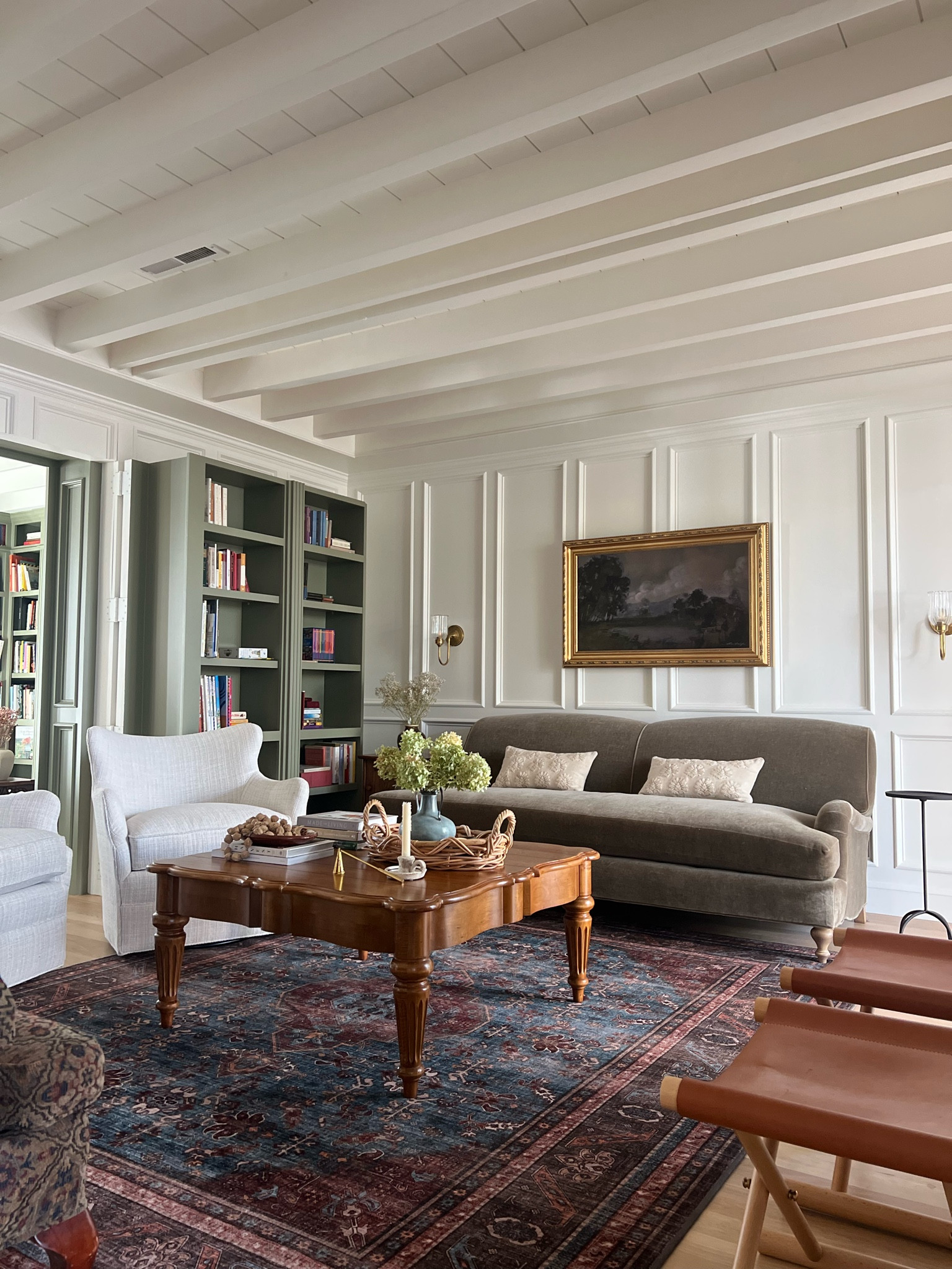 Living room details with pops of color and classic touches 📚

#LTKstyletip #LTKsalealert #LTKhome