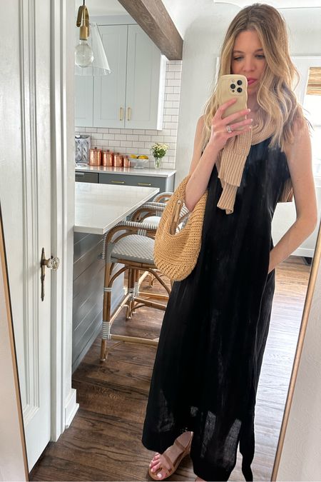 #ad I’ve found the perfect linen dress! I love this black linen dress from @trovata that’s easy to dress up or down. This dress even has pockets which is always a must for me! 

#LTKtravel #LTKSeasonal #LTKstyletip