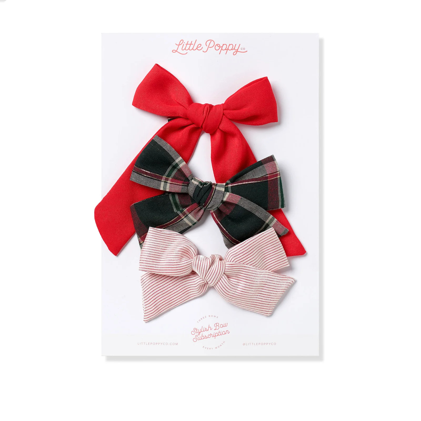 2021 December Bows | Little Poppy Co