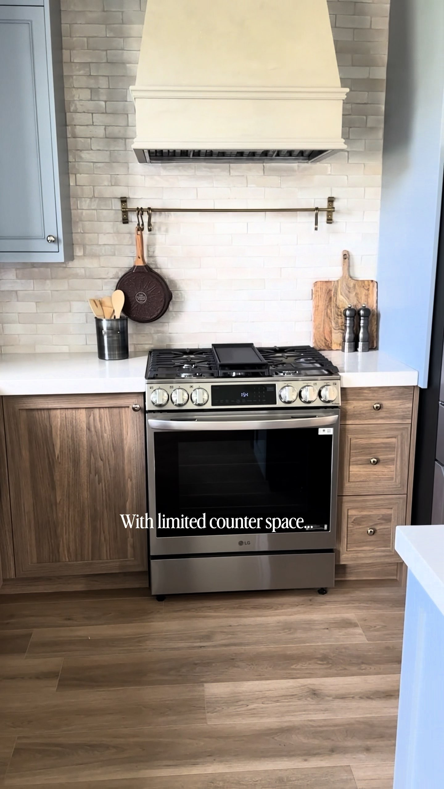  #BestBuyPartner Things I’ll never regret: bold blue cabinets called Let It Rain, and investing in the LG Range with ProBake Convection from @BestBuy.

Heres why I love it: 

ProBake Convection delivers even heat on every rack, which means no more rotating trays or guessing if the cookies in the back are done by combining two-speed fan and ultra-powerful rear heating element. 

The oven mode automatically selects the lower speed for delicate baking or the higher speed for air frying and roasting. 

The result is faster preheating, quicker cooking and more even baking on multiple racks at the same time. 

The built-in air fryer and griddle save counter space and make weeknight meals easier—crispy fries, Sunday pancakes, or quick grilled sandwiches without extra appliances. 

With the ThinQ app, I can start, stop, or check timers from my phone, which is a lifesaver when I’m juggling kids, projects, and dinner all at once. 

LG’s EasyClean cycle, spills and splatters wipe away in minutes without harsh chemicals or high heat. 

It’s the ultimate assistant for the way we really live and cook—and it’s only $1899.99 ($1100 off) plus an extra 10% off at Best Buy! Extra in-cart savings applies after any instant savings on individual items. 

Exclusions, terms and conditions apply.

 