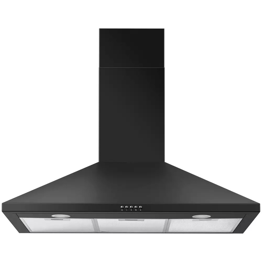 Bush BCH90B 90cm Chimney Cooker Hood - Black | argos.co.uk