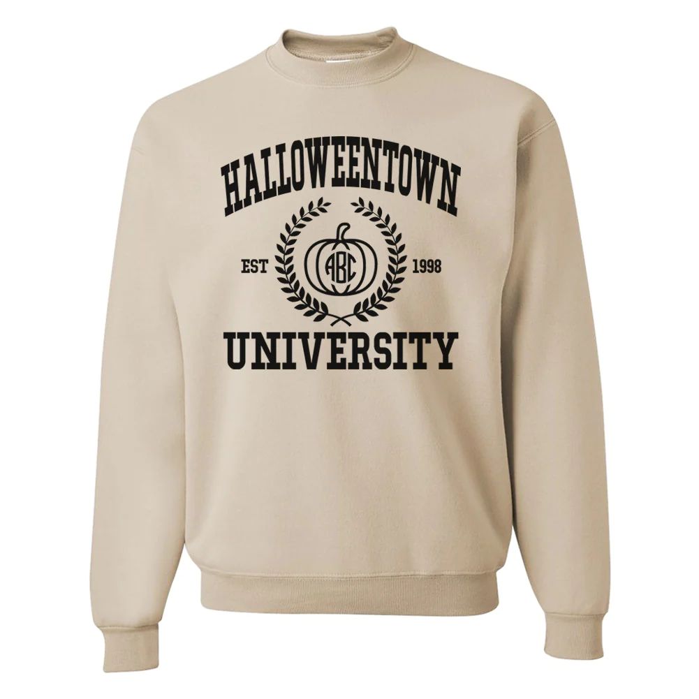 Monogrammed 'Halloweentown University' Crewneck Sweatshirt | United Monograms