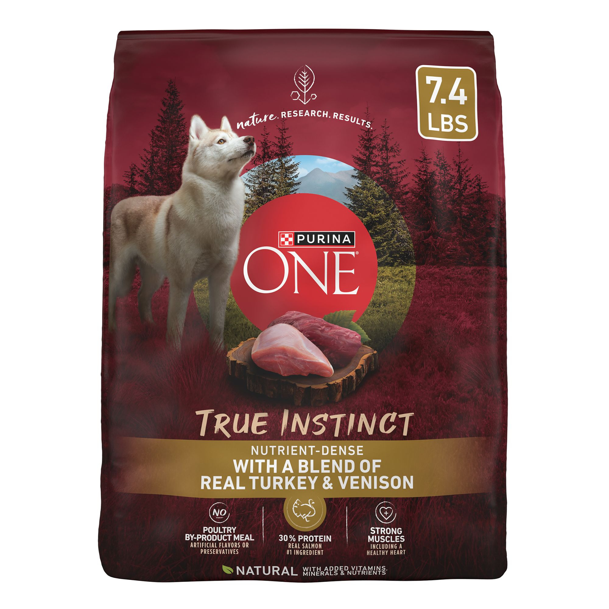 Purina ONE True Instinct High Protein Dry Dog Food - Natural, Turkey & Venison | PetSmart