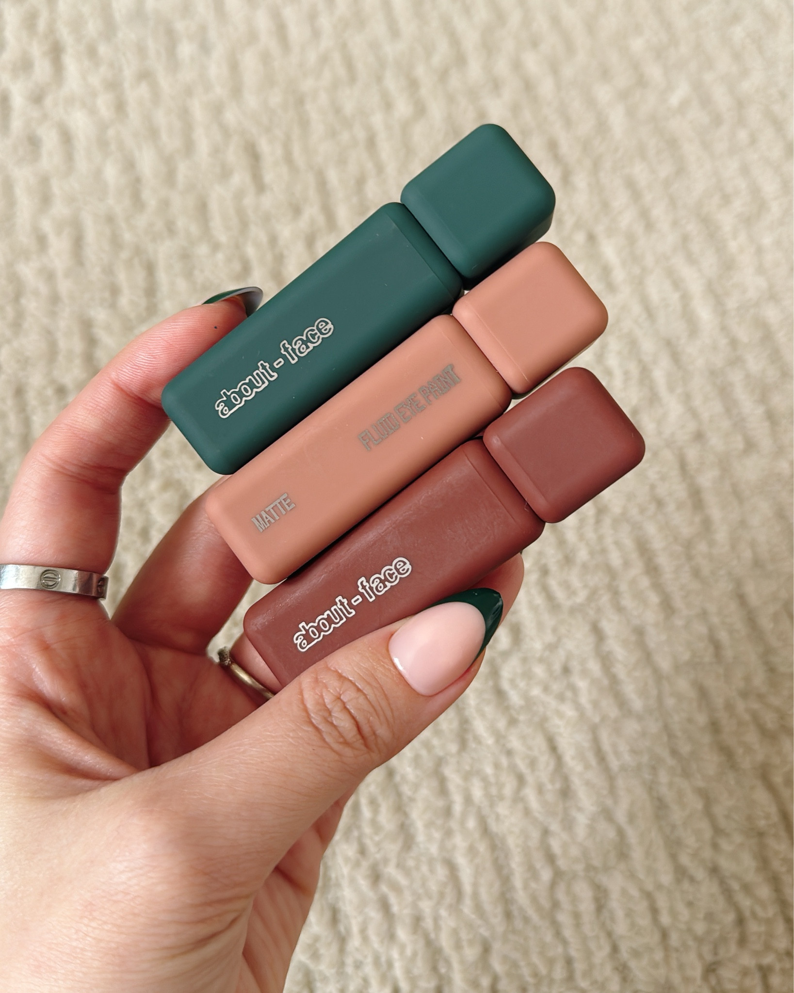 about-face matte fluid eye paints, three colors that compliment ALL eye colors! #sale #deal #discount #ulta #21daysofbeauty #makeup #aboutface 

#LTKBeauty #LTKSpringSale #LTKWatchNow