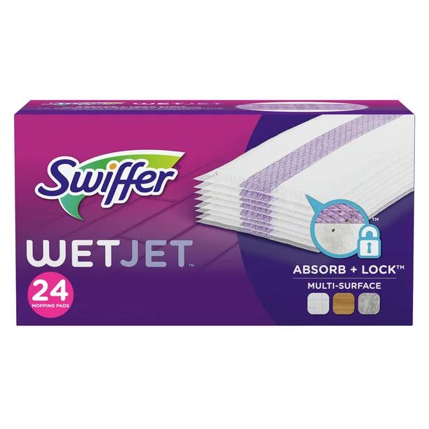 Swiffer WetJet Multi-Surface Floor Cleaner Pad Refill, 24 Count | Walmart (US)