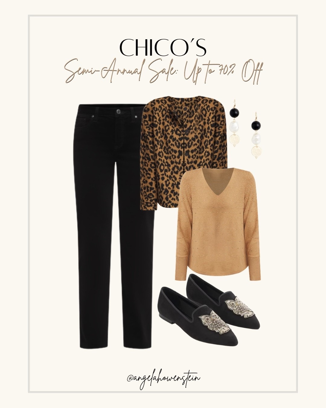 Leopard print always gets a yes. Even better during the Chico’s Semi-Annual Sale, up to 70% off.

#chicos #everydaystyle #polishedcasual #classiclook #easyoutfits #wardrobebasics #leopardprint 



#LTKSaleAlert #LTKOver40 #LTKootd