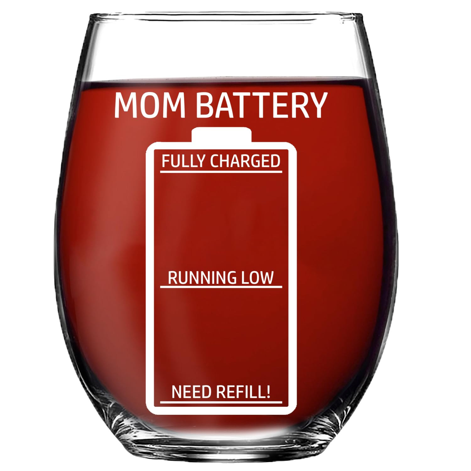 Funny Wine Glass Gift for Moms, Women - 20oz Capacity | Amazon (US)