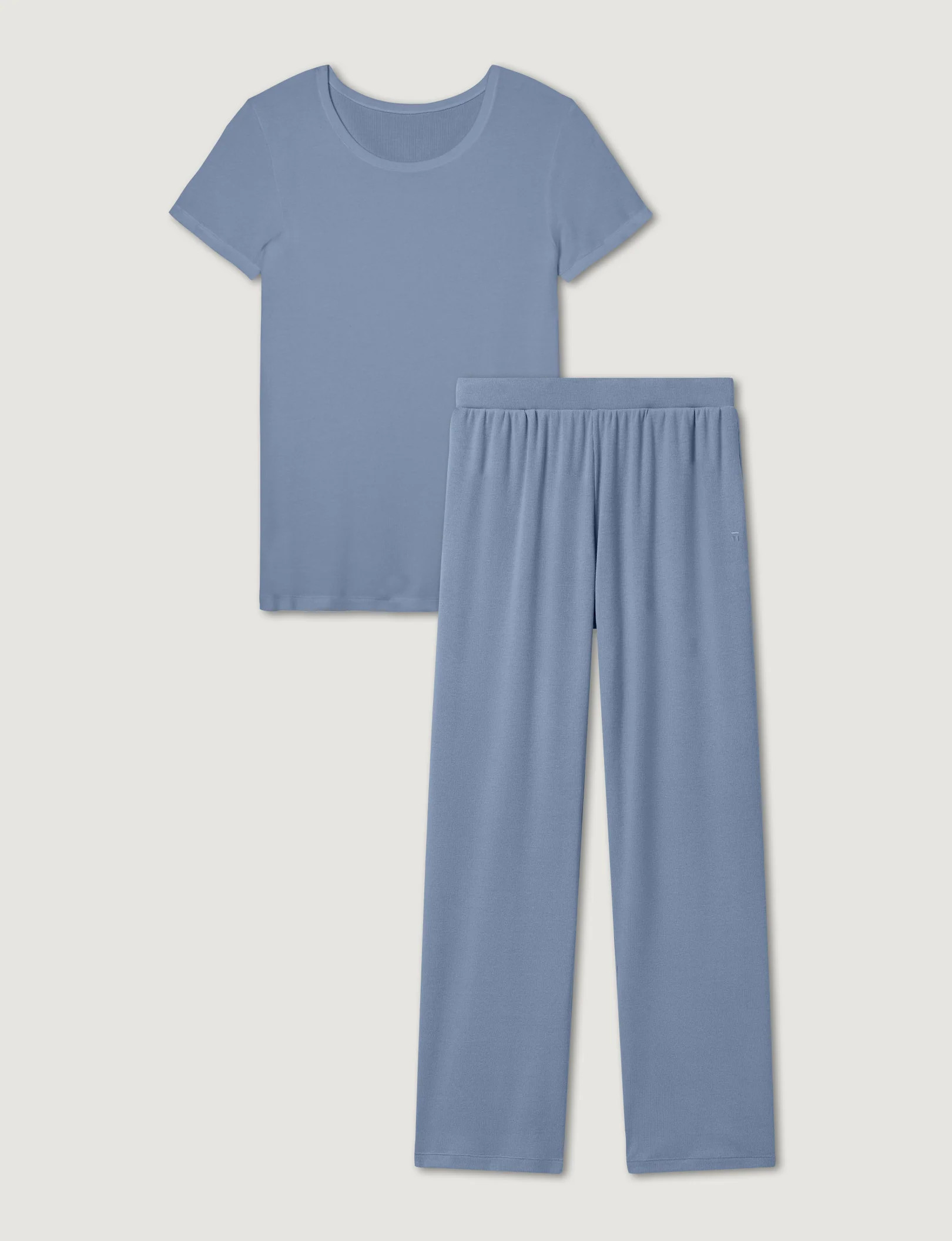 Women's Micro Rib Tee & Pant Set | Tommy John