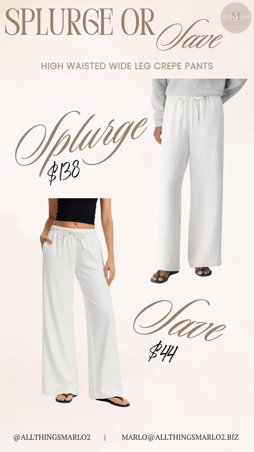 High Waisted Wide Leg Crepe Pants 

 #LTKootd #LTKWorkwear #LTKTravel