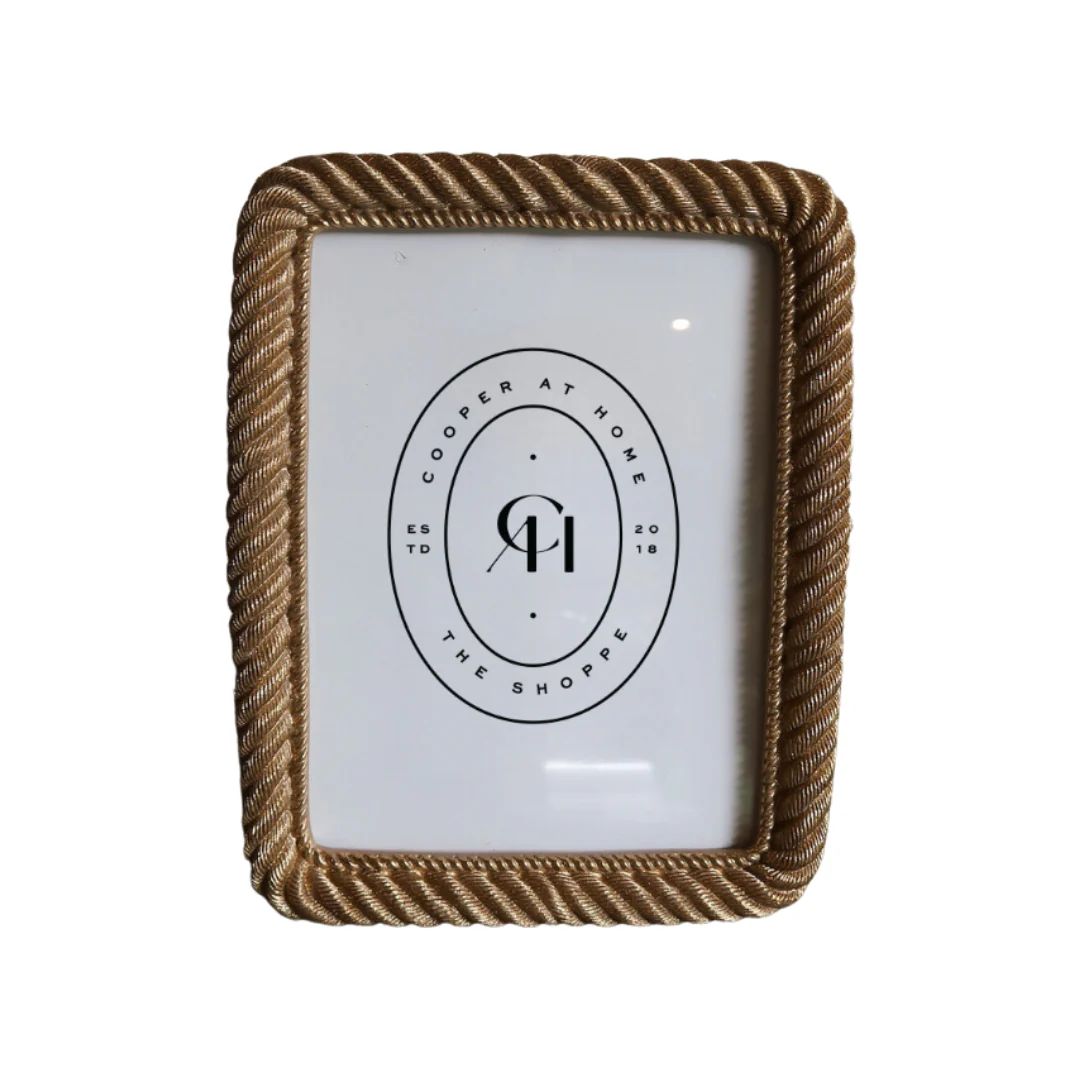 ROPE PLATED PHOTO FRAME (5X7) | Cooper at Home