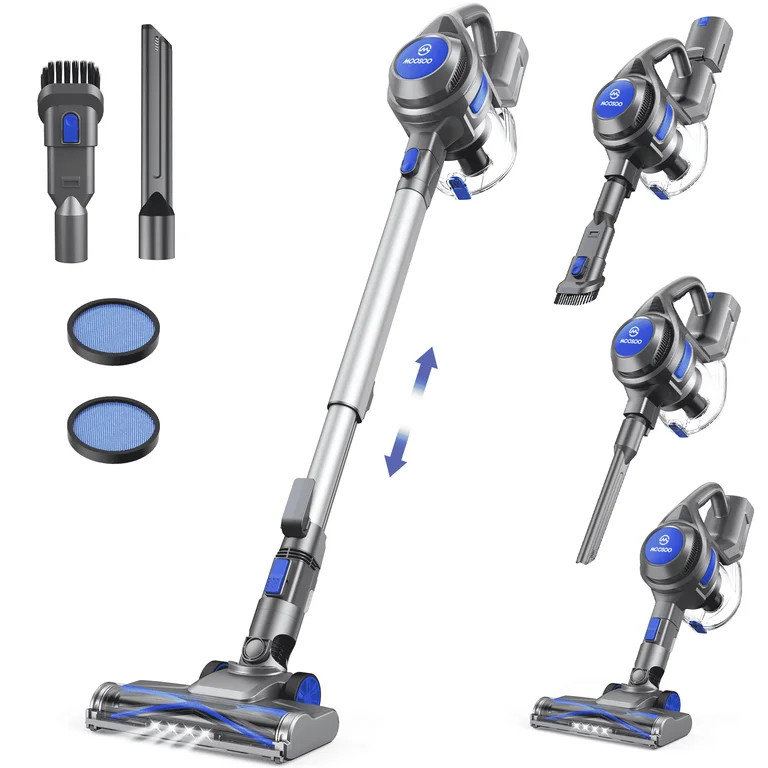 MOOSOO Cordless Stick Vacuum Cleaner Lightweight for Carpet Floor Pet Hair Home XL-618A | Walmart (US)